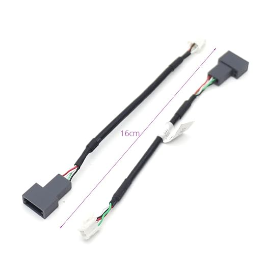 Aftermarket Android Car Radio Stereo 4 Pin Original USB Cable Adapter Connector Plug Compatible for KIA Hyundai Tucson Elantra Mistra