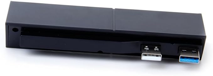 USB Hub Expander for Console Black Adapter USB Led Indicator Light for Gaming Accessories and Additional Ports