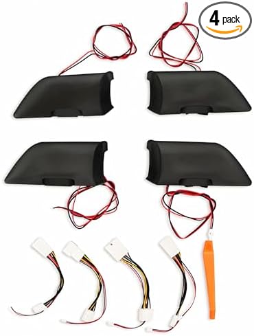 SUNGOOYUE Car LED Light Inner Door Handle Ambient Lighting Kit 2020 2021 2022 2023 2024 Easy Install Accessories, Blue‌