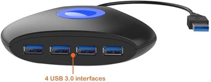 Portable 4 Port USB 3.0 HUB High Speed 5Gbps Multi USB Splitter Expander Adapter for PC Computer Accessories