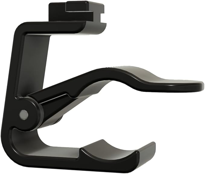 Desert Fox Golf Phone Caddy + Cigar Holder – Adjustable Golf Cart Phone Mount with Secure Cigar Clip – Hands-Free GPS & Golf App Access – Fits All Phones & Cigars (Black)