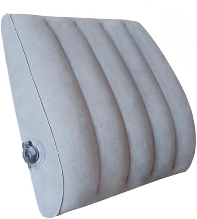 RCFINE Lumbar Pillow Air Inflatable Pillow for Lower Back Lumbar Support Portable Back Pillow for Office Chair Car Seat Cushion