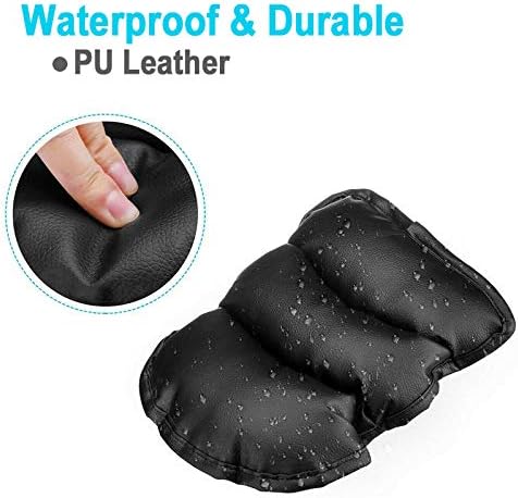 Armrest Cover for Car, PU Leather Auto Center Console Cover, Car Armrest Pad Cushion Seat Box Cover Protector, Universal Fit, Auto Car Interior Accessories for Women Men (Beige)