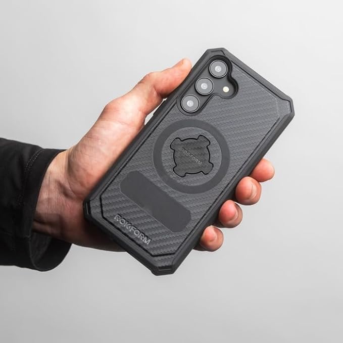 Rokform - Galaxy S24 Case, Rugged Series, Magnetic Case with Twist Lock, Drop Tested Armor (Black)