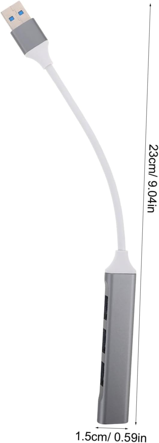 TEHAUX USB Hub Splitter Laptop USB Expander Charging for Desktop Car Gaming Travel Accessories