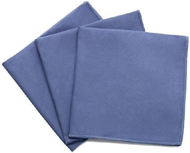 Fuller Brush 182 Specialty Suede Microfiber Cleaning Cloths – 3-Pack – Lint-Free, Non-Abrasive, Reusable & Machine Washable – for Wet or Dry Use on Glass, Wood, Leather & More