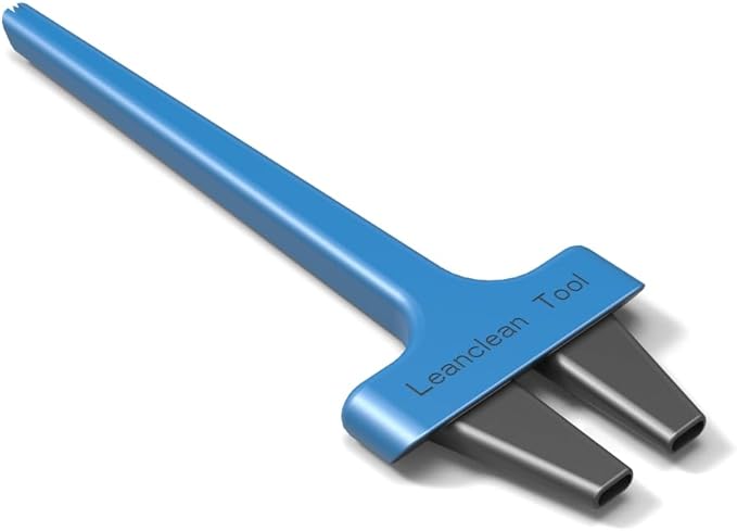 Vacuum Detail Attachment Tool | All-in-One Deepcleaning Crevice Cleaner/ Ice Scraper | The Best Car Accessories & Essentials | Wet & Dry Car Detailing Kit | Truck, Auto, & RV Cleaning Supplies (Blue)