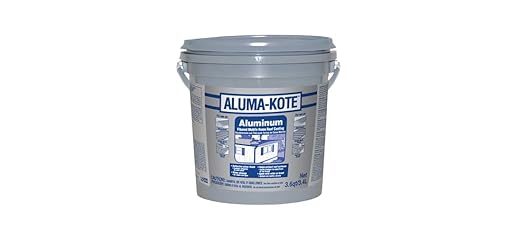 Gardner Aluma-Kote Gloss Silver Fibered Aluminum Roof Coating 1 gal.