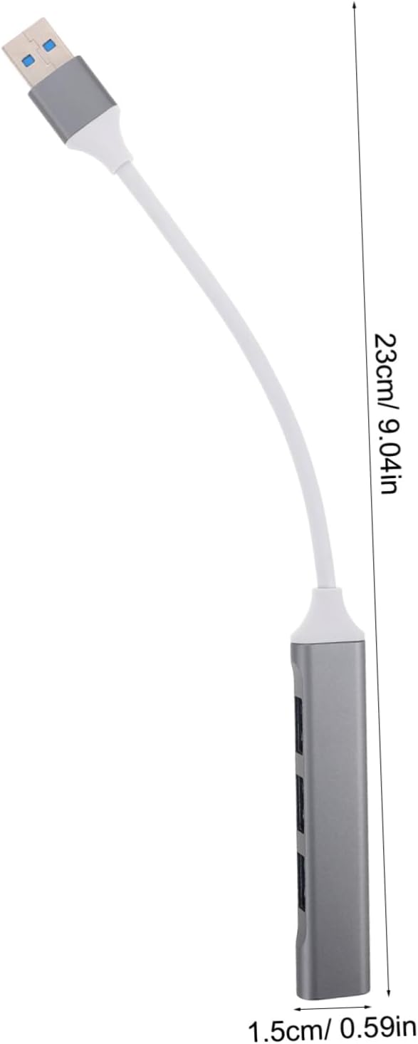 Uonlytech USB Hub Multi-Port Splitter for Laptop and Desktop High-Speed USB Expansion Hub for Multiple Devices for Car and Home Use
