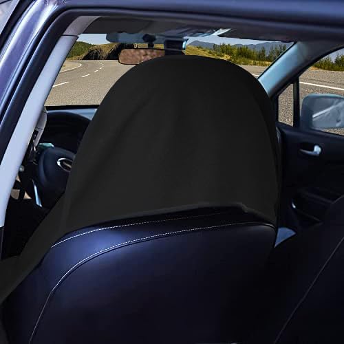 Car Seat Covers 2pcs Black Waterproof Towel Car Seat Cover Universal Fit for Most Trucks SUV Fitness Athletes Pets Gym and Water Sport