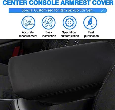Autorder Center Console Cover for 2023 2024 2025 Kia Sportage Accessories Armrest Cover Anti-Scratch Middle Console Pad Leather Armrest Protector