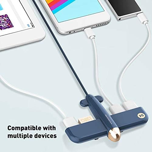 USB Splitter One for Four Docking Hub, USB 2.0 Expander 4-Port Data Hub Multi-Function Extender (Color : White)