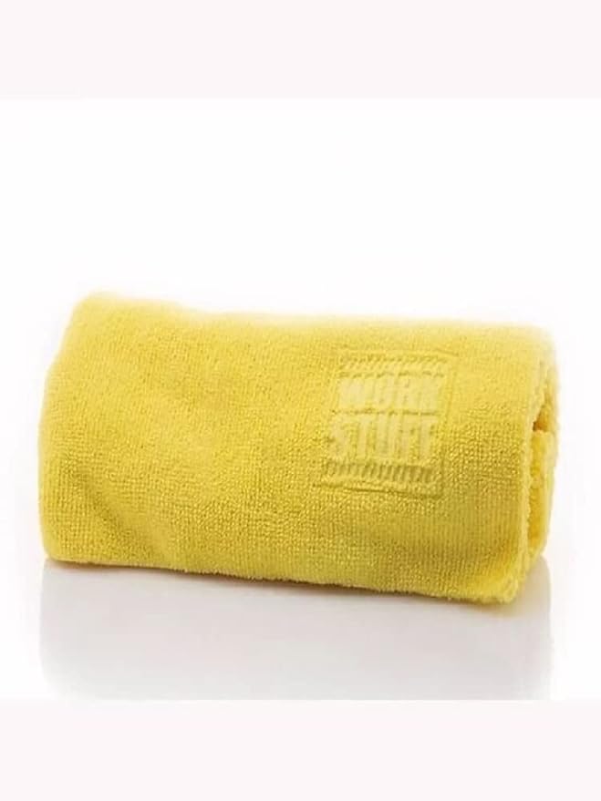 WORK STUFF Gentleman 5-Pack | Microfiber Car Detailing Towels (Yellow)