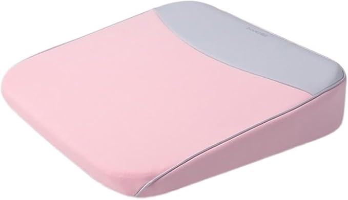 Memory Foam Car Seat Cushion for Driving, Driver Seat Cushion for Tailbone Pain Relief, Car Lumbar Support Booster Seat for Short Drivers, Car Seat Pad(Pink)