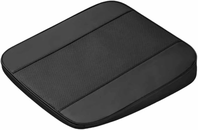 Car Seat Cushion for Ford F150(7seats) 2017-2023, Nonslip Driving Comfort and Breathable Lumbar Support Pad Sciatica and Back Pain Relief,Black-6 cm