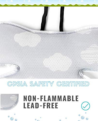 Stroller Liner Cool Seat Cover | Pad| Insert for Universal Car Seat & Stroller - (Toddler Cloud 3D Mesh Handmade)