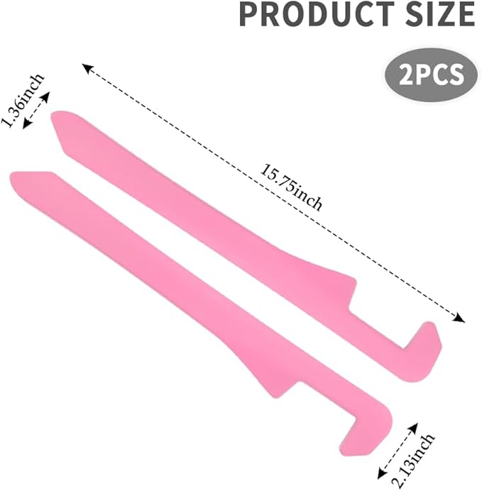KIFIDAN 2PCS Car Seat Gap Filler,Flexible Seat Gap Organizer Between Seats for Tightly Filling Seat Gaps,Universal Car Side Seat Gap Filler Interior Car Accessories for Women & Men (Pink)
