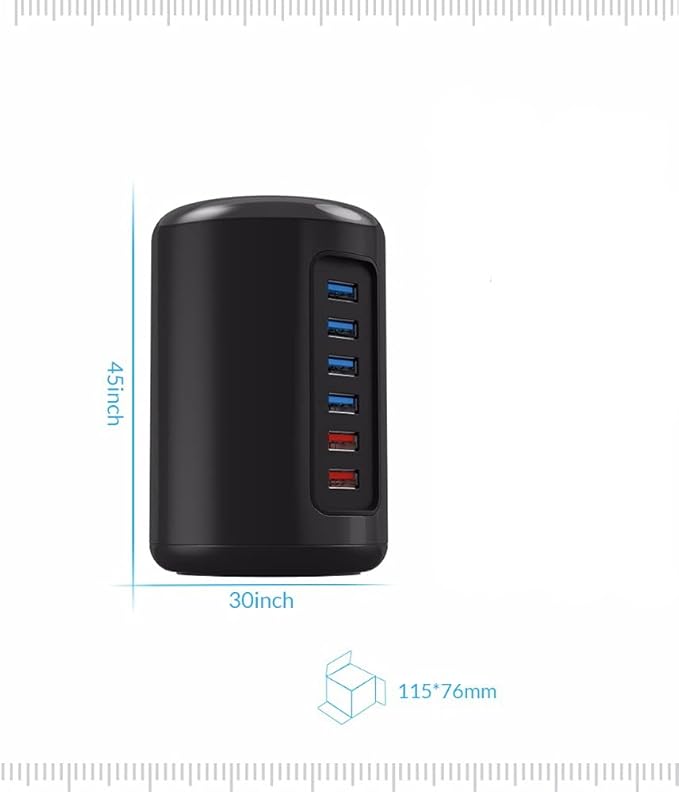 USB 3.0 HUB with Power Adapter Fast Charger Hub Desk Splitter Rj45 Ethernet Expander Computer Accessories for MacBook Pro