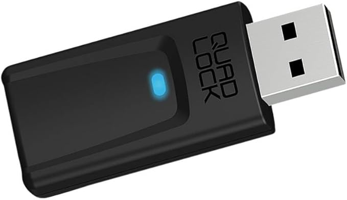 Quad Lock Wireless Car Adapter for Apple CarPlay & Android Auto - Plug & Play USB for Cars with Wired CarPlay/Android Auto