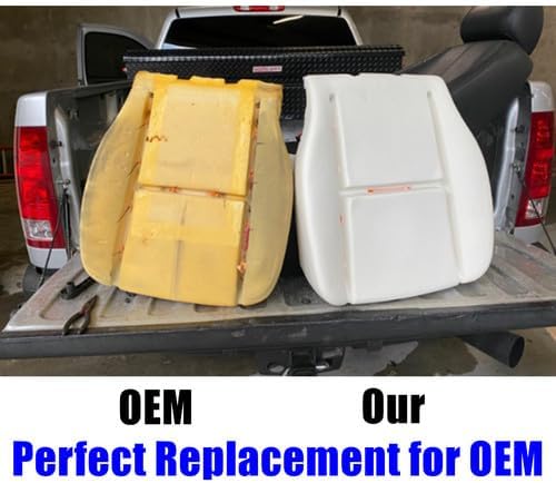 Driver Bottom Seat Foam Pad Cushion Replacement Foam Pad Fit for Chevy Silverado, Tahoe, Suburban, Avalanche＆GMC Sierra, Yukon 2007 2008 2009 2010 2011 2012 2013