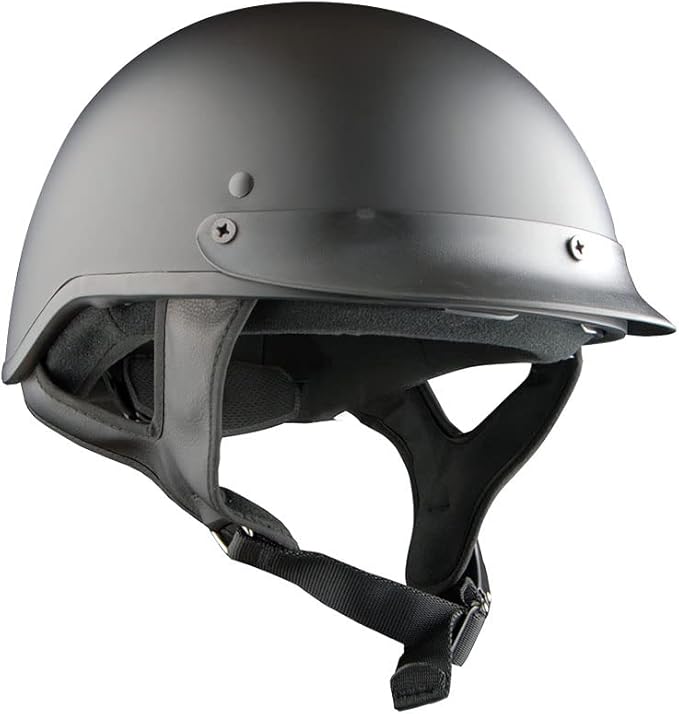 1Storm Motorcycle Half Face Helmet Mopeds Scooter Pilot with Retractable Inner Smoked Visor