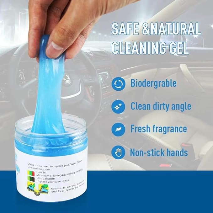 Car Cleaning Gel Compatible with Infiniti QX80, 200g Detailing Putty for Auto Vents, Dashboard, Cup Holders - Reusable Multifunctional Dust Remover,200g*1