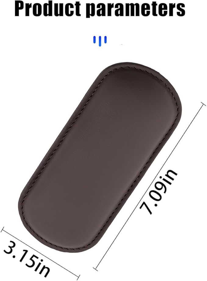 Mandark Car Knee Cushion Pad, Leather Memory Foam Vehicle Door Armrest Pillow for Leg Elbow, Comfort Auto Interior Center Console Thigh Support Mat Accessories, Universal for Most Cars (Brown)