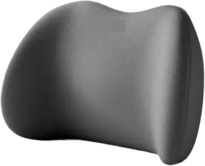 Car Neck Pillow and Lumbar Support Cushion - Memory Foam Backrest for Driver Seat Comfort(Orange)