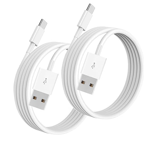 2 Pack 3.3Ft iPhone 15/16/17 CarPlay USB C Cable [MFi Certified] - USB-A to USB-C Car Charger Cord for iPhone 17 Air 16 16E 15 Pro Max Plus, iPad USB C Charging Wire for iPad/IPad Pro (White)