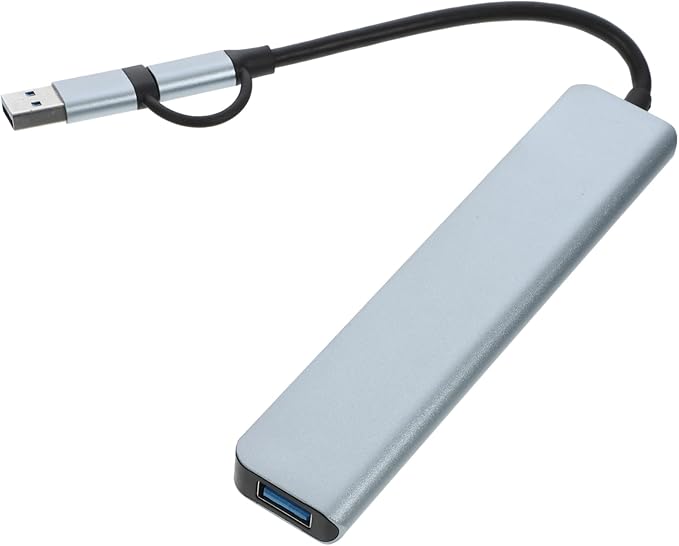 Uonlytech USB Hub Type Dock Expander for Laptops Compact USB Splitter High-Speed Data and Play Compatibility The Go