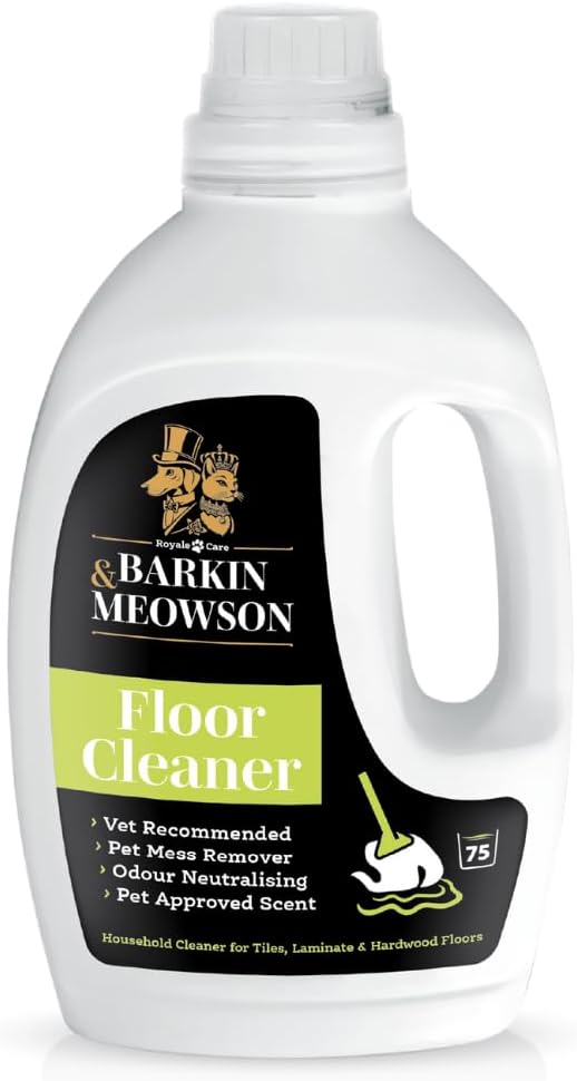 Barkin & Meowson Odor Neutralizing Floor Cleaner 1.5 Litre / 50.72 fl.oz. - Odor Neutralizing and Pet Friendly Scent