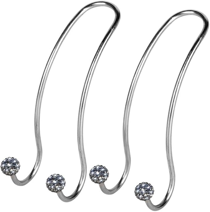 SAVORI Auto Hooks Bling Car Hangers Organizer Seat Headrest Hooks Strong and Durable Backseat Hanger Storage Universal for SUV Truck Vehicle 2 Pack (Gey)