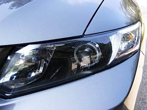 iJDMTOY Mini 2.5-Inch H1 Bulb Size Bi-Xenon Projector Lens with Shroud Compatible With Car Light Retrofit DIY Use