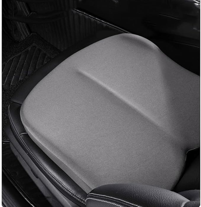 Adult Car Booster Seat Cushion, Car Seat Driver Height Boost Mat Memory Foam Car Seat Cushions Pad Improve Driving View Non-Slip 3D Office Chair Cushion Pressure Relief (Light Green)