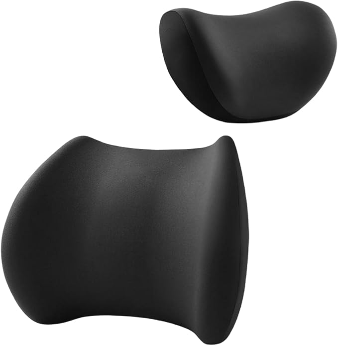 Nazarian Memory Foam Car Seat Cushion for Back Pain & Lumbar Support Pillow – Ergonomic Back Pillow for Car - Comfortable Car Pillow for Driving - Lumbar Pillow for Car - Car Seat Cushion