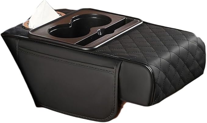 Center Console Cover for Jeep Cherokee 1984-2001 XJ,Car Center Console Cover,Armrest Storage Box Mat,Car Center Console Cushion Pad,Car Armrest Box Pad,Black