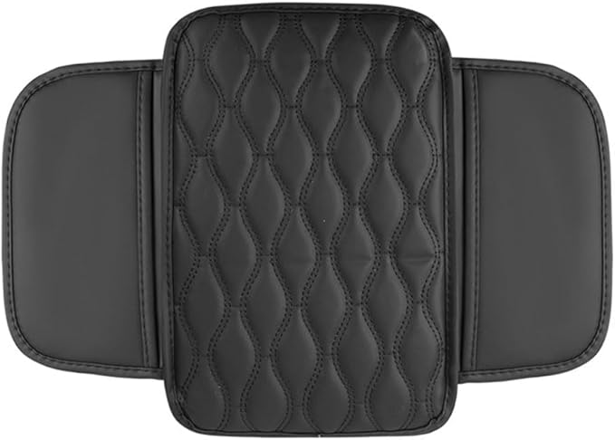 Car Armrest Pad for BMW M4 Competition Convertible Coupe F83 F82 G82, Waterproof Center Console Cushion Pad Cover Armrest Storage Box Mat Protection Interior Accessories,A-Black