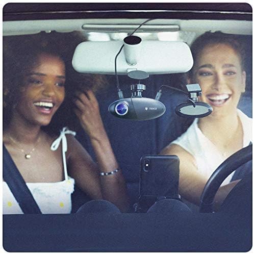 Nexar Pro Dual Dash Cam - 1 Year App Subscription Included - Unlimited Cloud Storage, Drive Recordings, Parking Mode, Night Vision, All Inside The Nexar App - WiFi HD Front Dash Cam (256 GB SD)