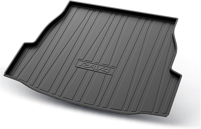 Cargo Liners Fits Toyota RAV4 2019-2023 Rear Trunk Floor Mats 3D Boot Tray All-Weather TPE Black