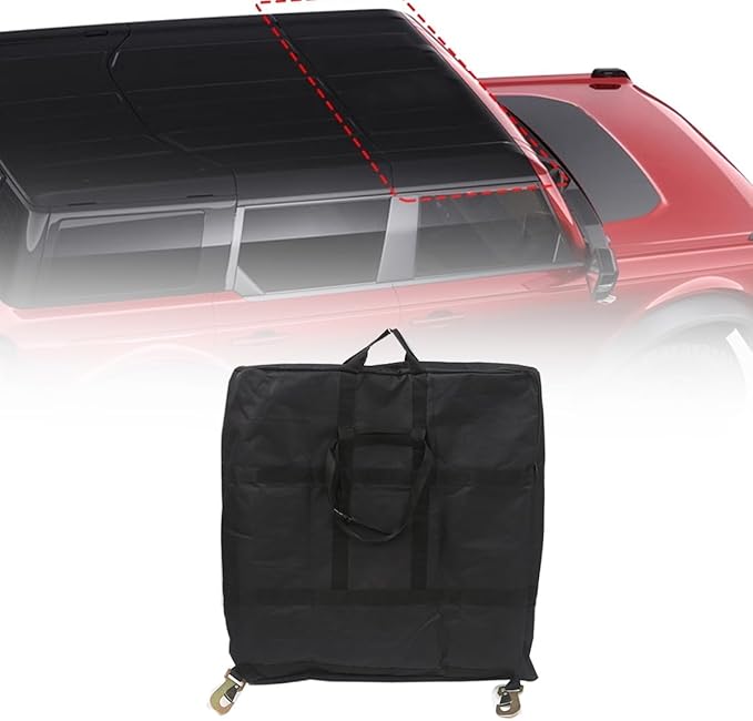 Hard Top Storage Bag Compatible with Bronco2023 2022 2021, Roof Panel Over First Row Seat fit Bronco Accessories 2/4-Door, Multi-Layer, Off-Roading