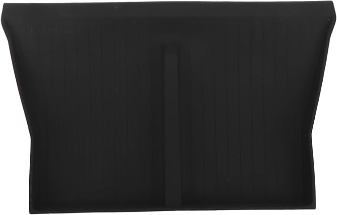 Center Console Wireless Charging Mat Silicone Easy to Clean Anti Slip Phone Charging Pad Car Interior Accessory Black W240004607 Reliable Charging Experience