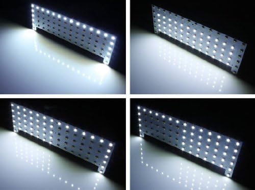 iJDMTOY 2pc Set 140-SMD Exact Fit LED PCB Panel LED Map/Dome Accent Kit Compatible with 2014-2016 Lexus IS250 IS350