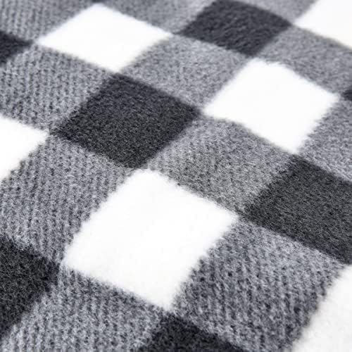 Heated Car Blanket - 12V Electric Travel Blanket for Car, Truck, SUV or RV - Portable Heated Throw for Road Trips, Camping or Winter Emergency Kit for Cold Weather Travel by Stalwart (Black Plaid)