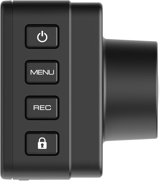 KENWOOD DRV-A510WDP Dash Cam Front and Rear with GPS, Full HD Dash Camera for Cars, Trucks & RVs, Bluetooth & WiFi Support, Loop Recording, G Sensor, Motion Detection