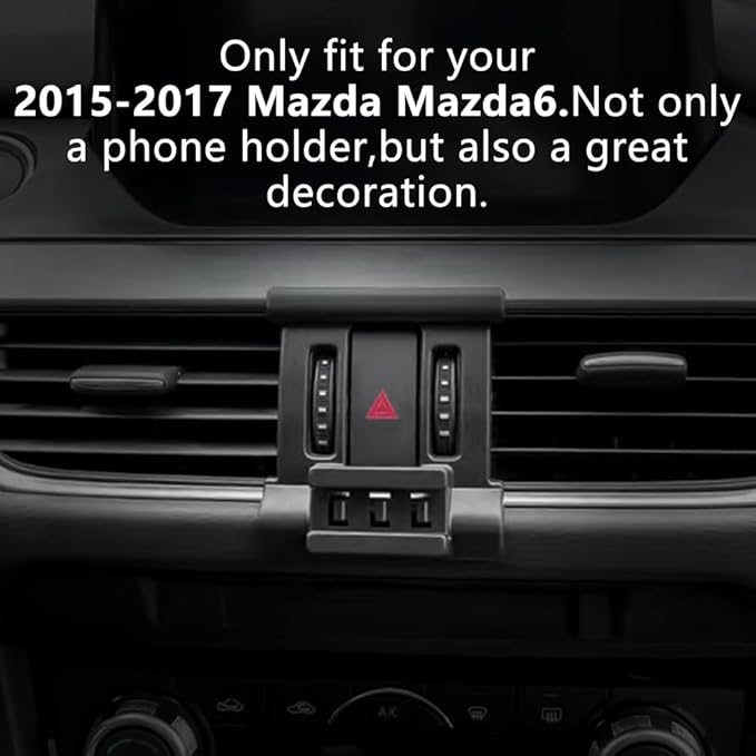 CLEC Fits for Magsafe Car Phone Holder Mount for 2015-2017 Mazda 6 Magnetic Phone Holder Adjustable for Car Vent for iPhone 17/6/15/14/13/12 Series Magsafe Case All Phones
