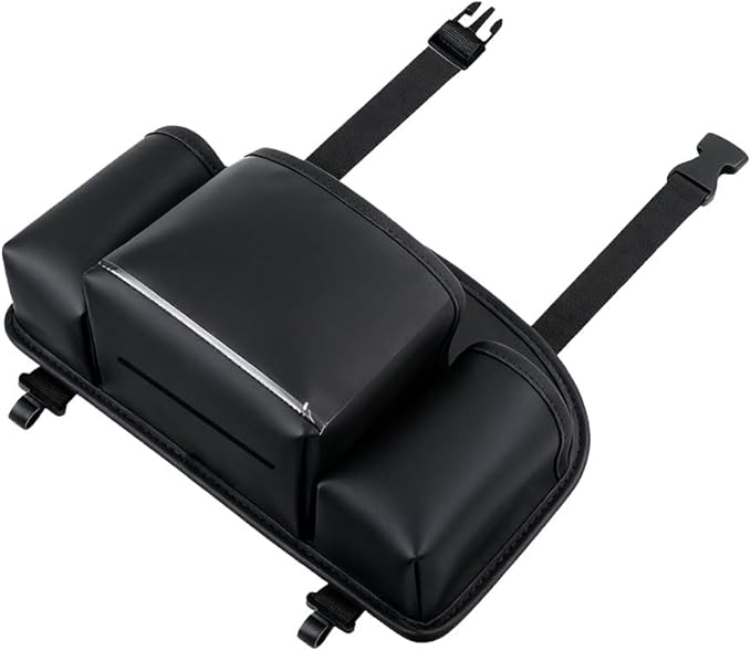 Car Organizer Back Seat,Waterproof Leather Car Seat Storage Bag Foldable Universal Hanging Seatback Organizer for Kids & Adults Travel road Trip Essentials