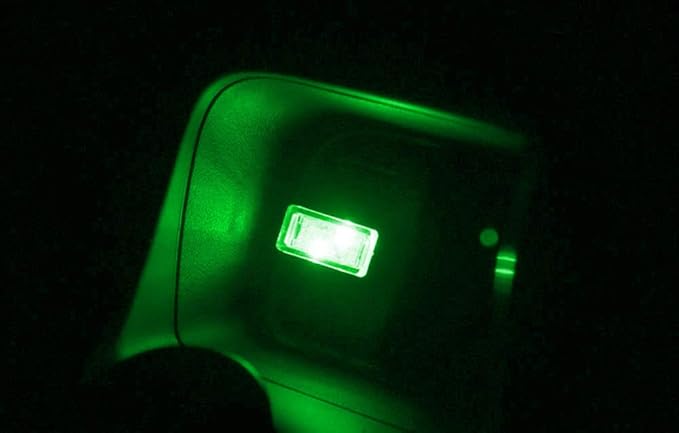 iJDMTOY Emerald Green USB Plug-in Miniature/Nano LED Car Interior Ambient Accent Lighting Kit