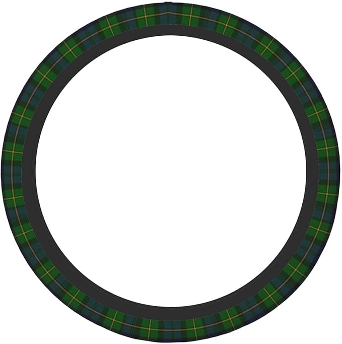 Thickened Elastic Steering Wheel Cover, Gordon Clan Tartan Plaid Ultra, Soft, Breathable, Fit for Cars, SUVs, Trucks, Stylish Comfortable Grip