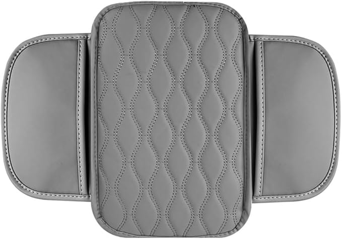 Car Armrest Pad for Cadillac SRX II 2009-2013, Waterproof Center Console Cushion Pad Cover Armrest Storage Box Mat Protection Interior Accessories,Gris