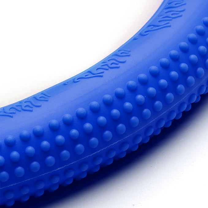 Steering Wheel Cover, Car Silicone Steering Wheel Protector, Anti-Slip Soft Odorless Wheel Covers, Universal 14-15 Inch Steering Wheel, Automotive Interior Accessories (Dark Blue)